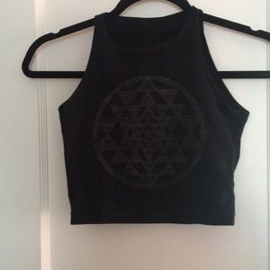 Geo crop top